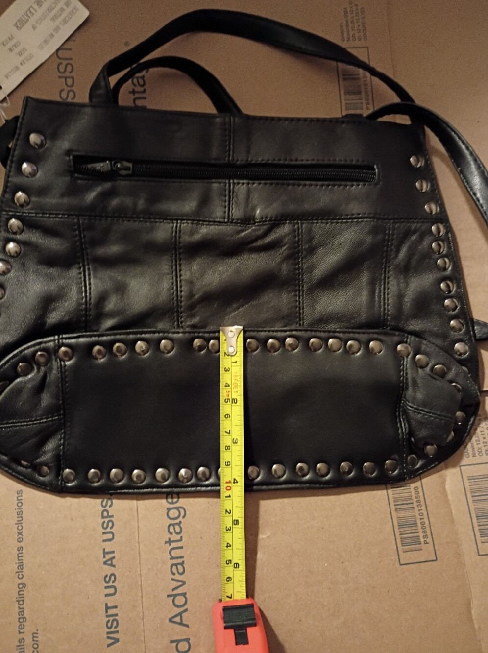 New Michael Michelle Genuine Leather Star Shoulder Bag Purse - Picture 13 of 15